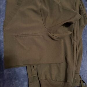 Olive Green Blazer and Pants Set